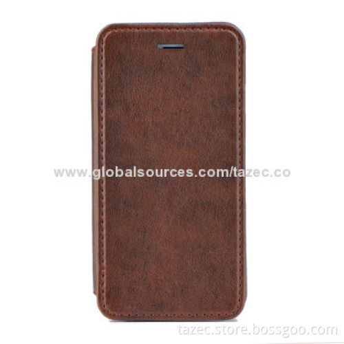 Mobile Phone Cases for iPhone 6, Made of Classic PU Material, Various Models Available